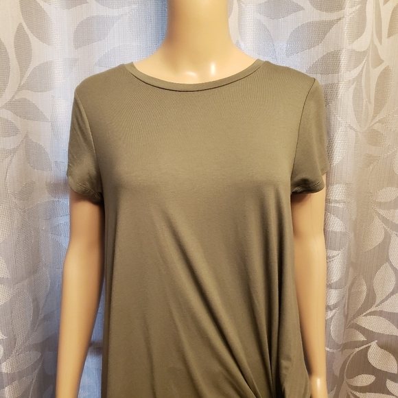 Army Green Tunic T-shirt Size S - Picture 3 of 11